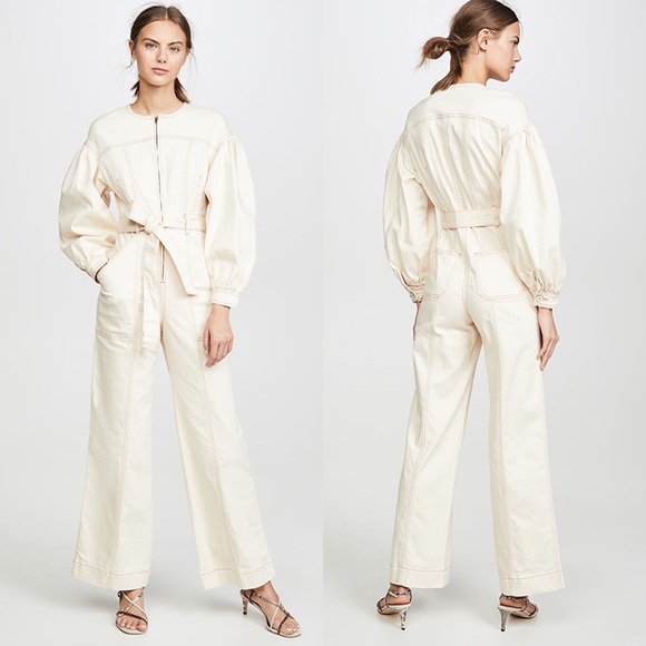 Ulla Johnson Pants - Ulla Johnson | NWT Akiba Jumpsuit Blanc/Ivory 4